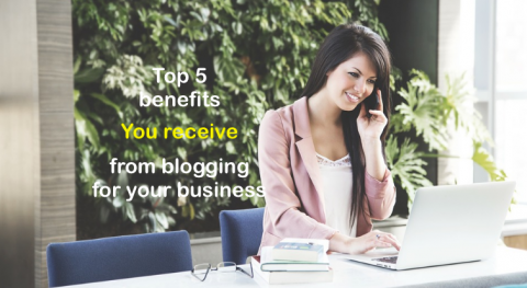How can my business benefit from Blogging?  Here are the top 5 payoffs for any business!