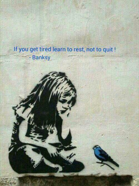 Not Quitting, Just Resting 